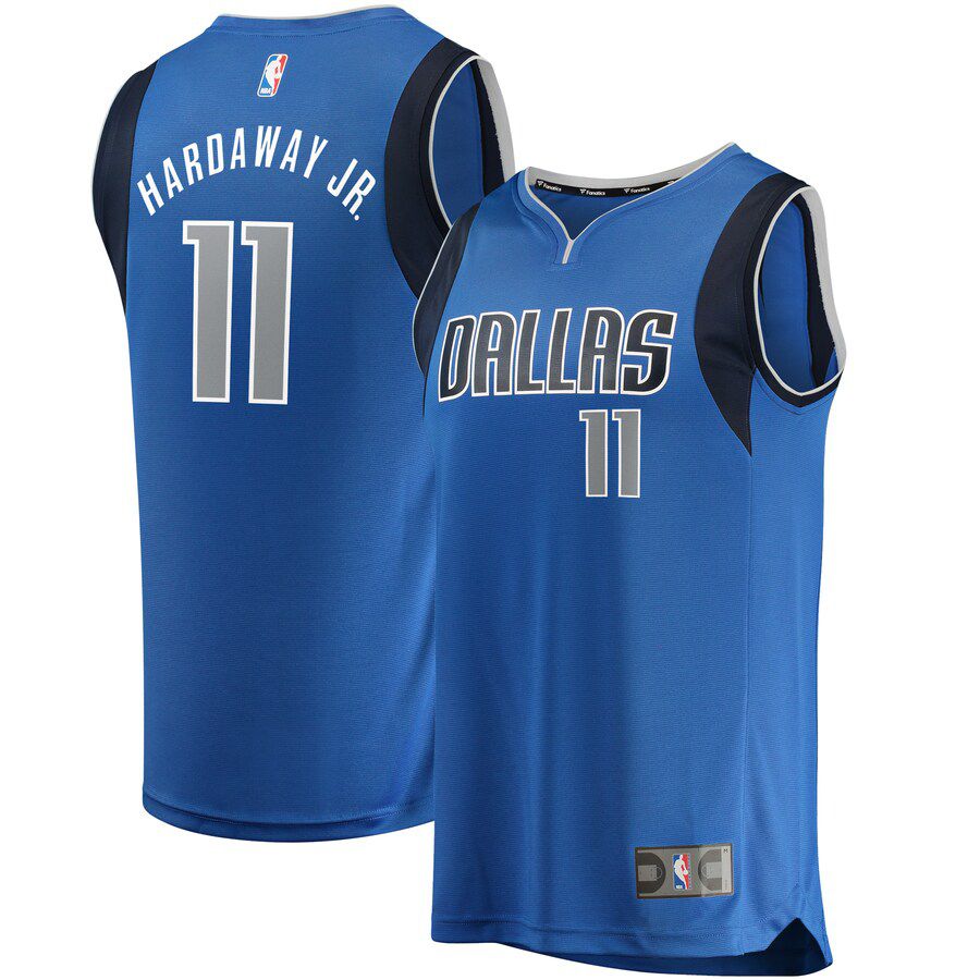 Men Dallas Mavericks #11 Tim Hardaway Jr Fanatics Branded Royal Fast Break Replica NBA Jersey